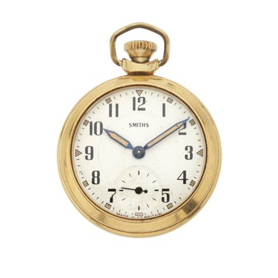 Lot 276 - A mixed group of four pocket watches and one pedometer