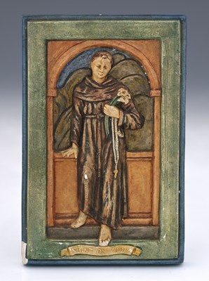 Lot 739 - Mary Watts for Compton Pottery, a relief...