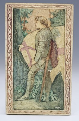 Lot 247 - Mary Watts for Compton Pottery, a relief...