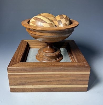 Lot 336 - David Linley (British, 1961), a turned wood...