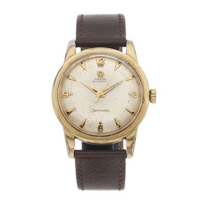 Lot 229 - Omega, a gold capped Seamaster wrist watch