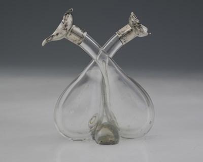 Lot 96 - Hukin and Heath, a George V silver-mounted...