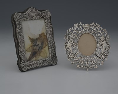 Lot 75 - A Victorian silver photograph frame, with...