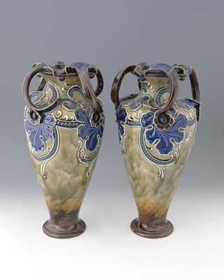 Lot 735 - Frank Butler for Royal Doulton, a pair of...