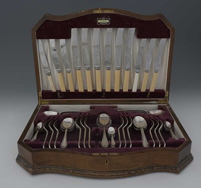 Lot 5 - A canteen of plated cutlery, 'The King Edward...
