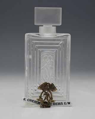 Lot 623 - Lalique, a Duncan glass perfume bottle,...