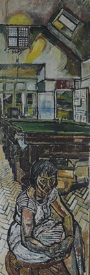 Lot 411 - John Bratby R.A. (British, 1928-1992), Gloria...
