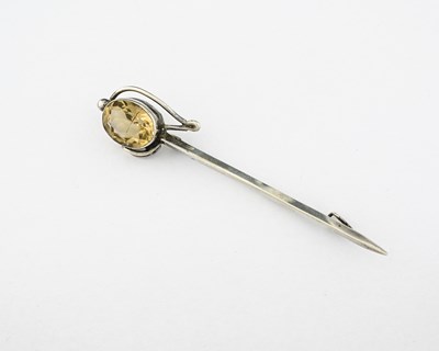 Lot 44 - A silver and citrine novelty Scottish...
