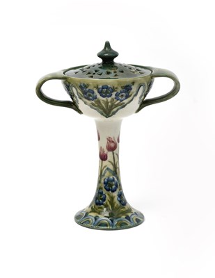 Lot 365 - A James Macintyre & Co Ltd pot pourri vase and...