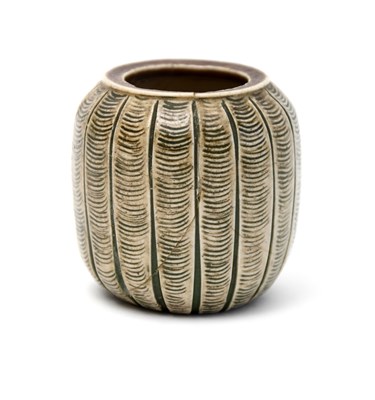 Lot 44 - A Martin Brothers stoneware gourd vase by...