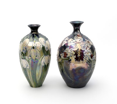 Lot 244 - A Lisa B Moorcroft lustre vase, shouldered...