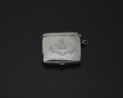Lot 29a - A late Victorian silver combination vesta case...