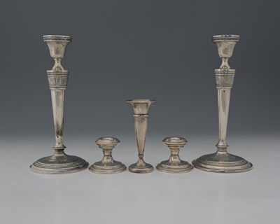 Lot 156 - A pair of twentieth-century American silver...