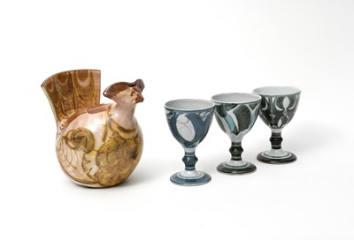 Lot 784 - Alan Caiger Smith (1930-2020) chicken an...