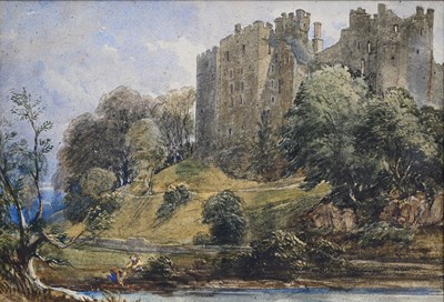 Lot 307 - David Cox (British, 1783-1859), Ludlow Castle...