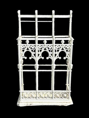 Lot 500 - A Victorian Kenrick cast iron stick stand, of...