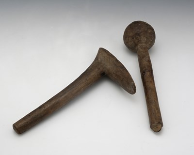 Lot 199 - Two Pacific region tribal club patterns or...