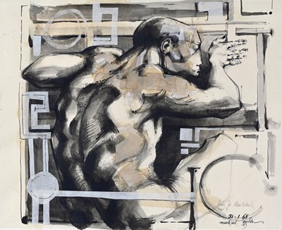 Lot 366 - Michael Ayrton (British, 1921-1975), Study for...