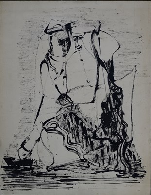 Lot 346 - Elizabeth Collins (British, 1905-2000), Couple,...