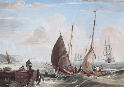 Lot 292 - Samuel Owen (British, 1768-1857), Shipping off...