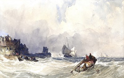 Lot 297 - Charles Bentley (British, 1806-1854), Fishing...