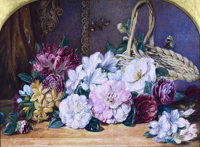 Lot 304 - 19th Century School, still life of a cane...