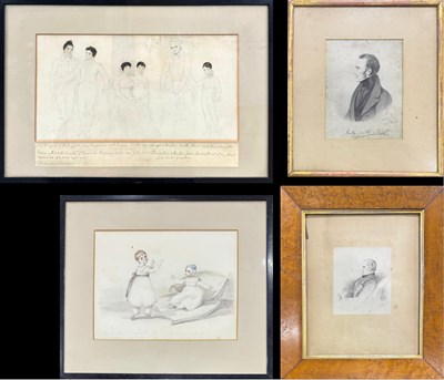 Lot 855 - British School, early 19th Century, two...