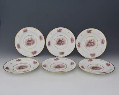 Lot 243 - Barr Flight and Barr, Worcester, a set of six...