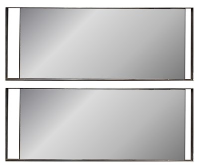 Lot 999A - A pair of large industrial steel-framed...