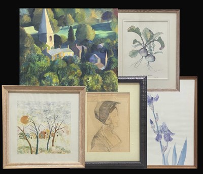 Lot 813 - After Hans Holbein, a print of The Lady...