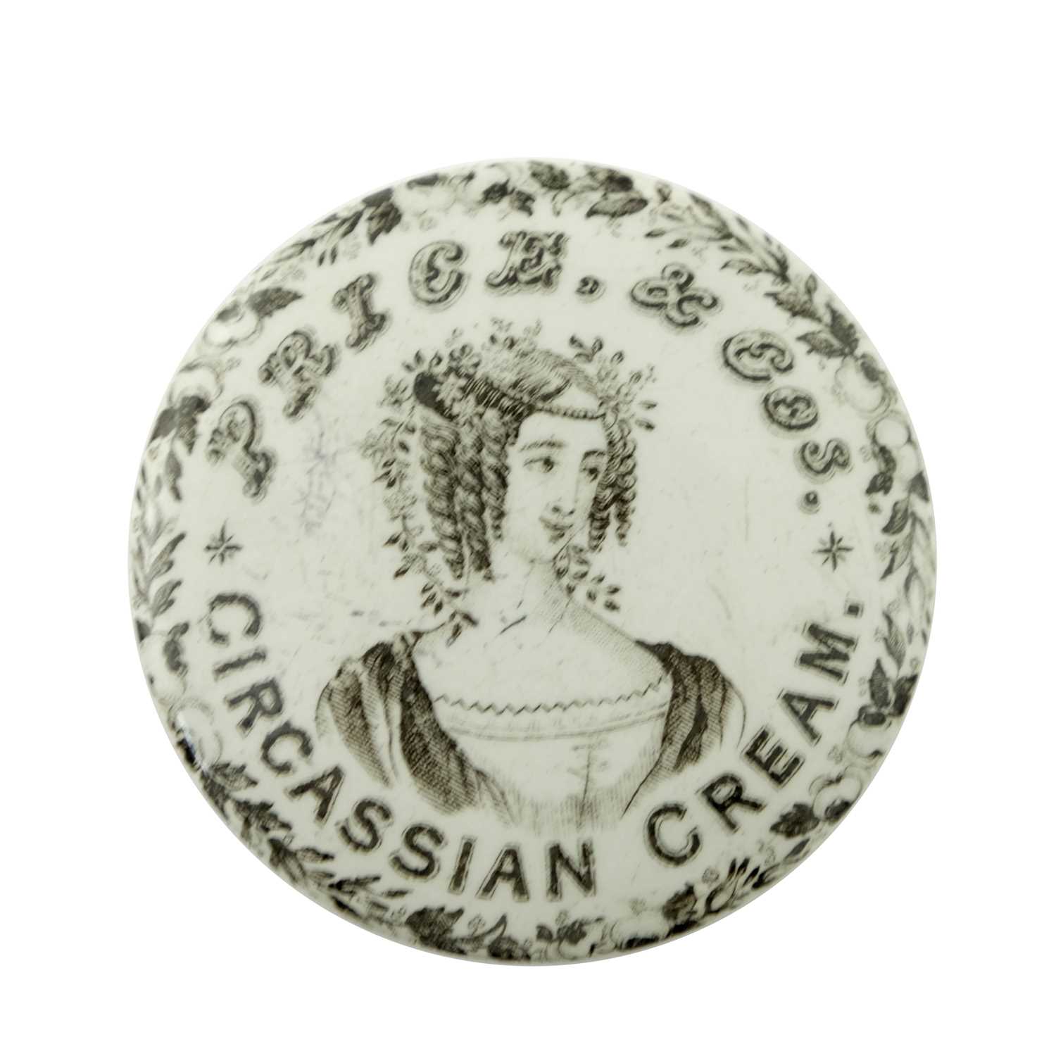 Lot 1027 - A 19th century advertising pot lid, Price & Co'...
