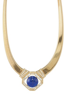 Lot 330 - Christian Dior, a vintage necklace and a pair of earrings.