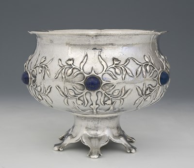 Lot 101 - Gilbert Marks, an Arts and Crafts silver and...