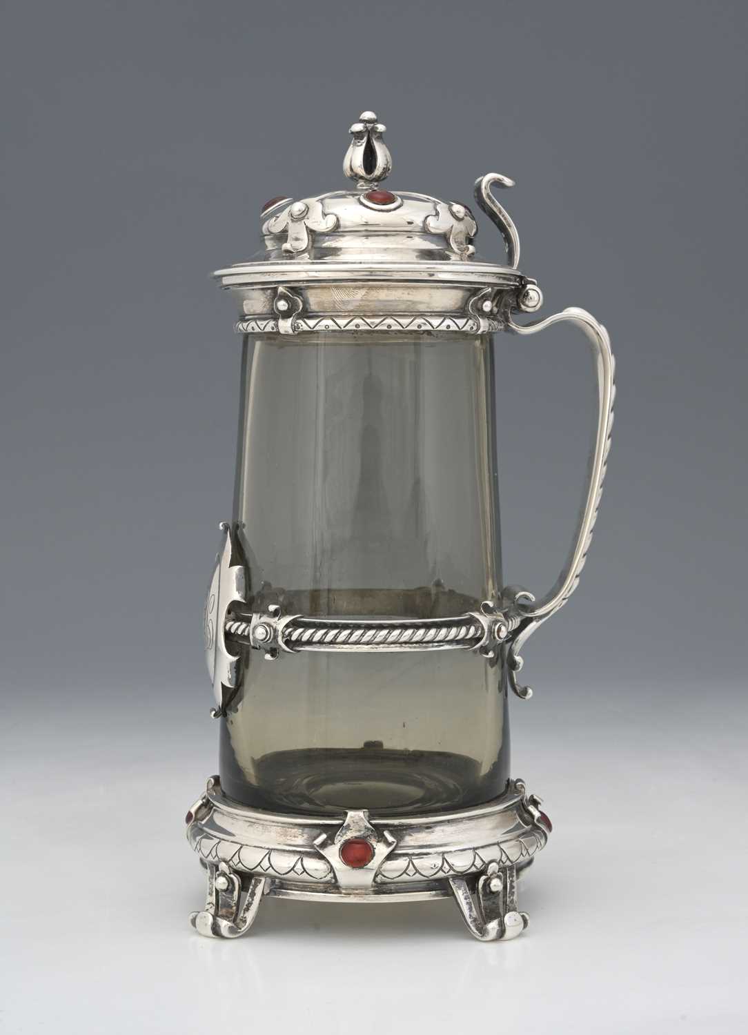 Lot 52 - An Arts and Crafts Renaissance Revival silver...