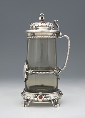 Lot 93 - An Arts and Crafts Renaissance Revival silver...