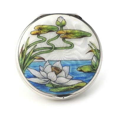 Lot 107 - Hugo Levinger, a Jugendstil silver and...