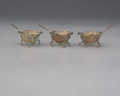 Lot 319a - A set of three Victorian silver novelty...