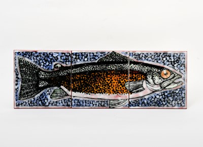 Lot 231 - A modern Poole Pottery  Studio three tile...