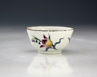 Lot 836 - A London decorated Chinese tea bowl, circa...