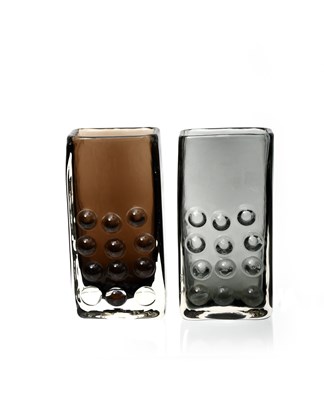 Lot 261 - Whitefriars Glass a Cinnamon glass vase...