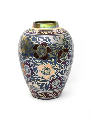 Lot 316 - A tall Pilkington's Lancastrian Pottery vase...