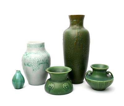 Lot 330 - A tall Pilkington's Lancastrian vase, dated...
