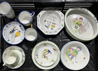 Lot 136 - A collection of Paragon nursery ware,...