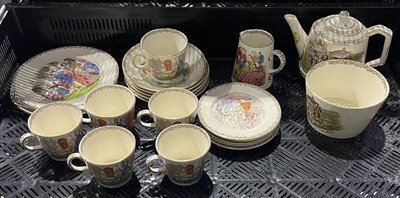 Lot 132 - T G Green, a Cinderella nursery tea set c.1889,...