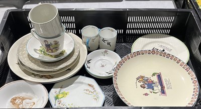 Lot 134 - Heath Robinson, various nursery ware china...