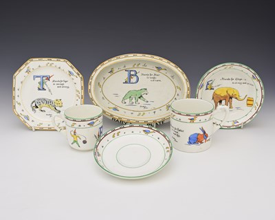 Lot 614 - Paragon China, Animal Alphabet series nursery...