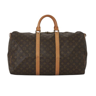 Lot 354 - Louis Vuitton, a vintage monogram Keepall 50 luggage bag.