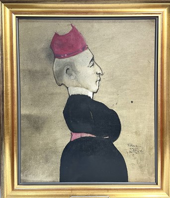 Lot 771 - A portrait of a Roman Catholic cardinal in...