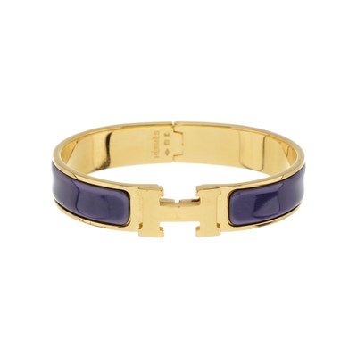 Lot 407 - Hermes, a Clic H bracelet.