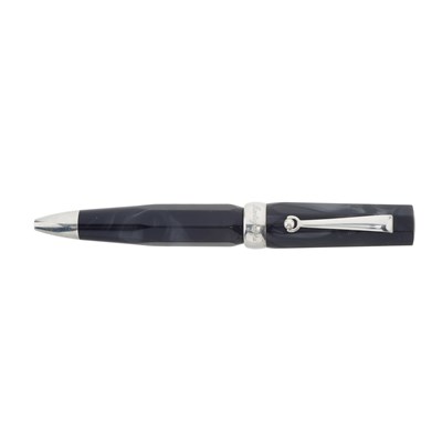 Lot 475 - Montegrappa, a Micra Hue black marbled resin ballpoint pen.
